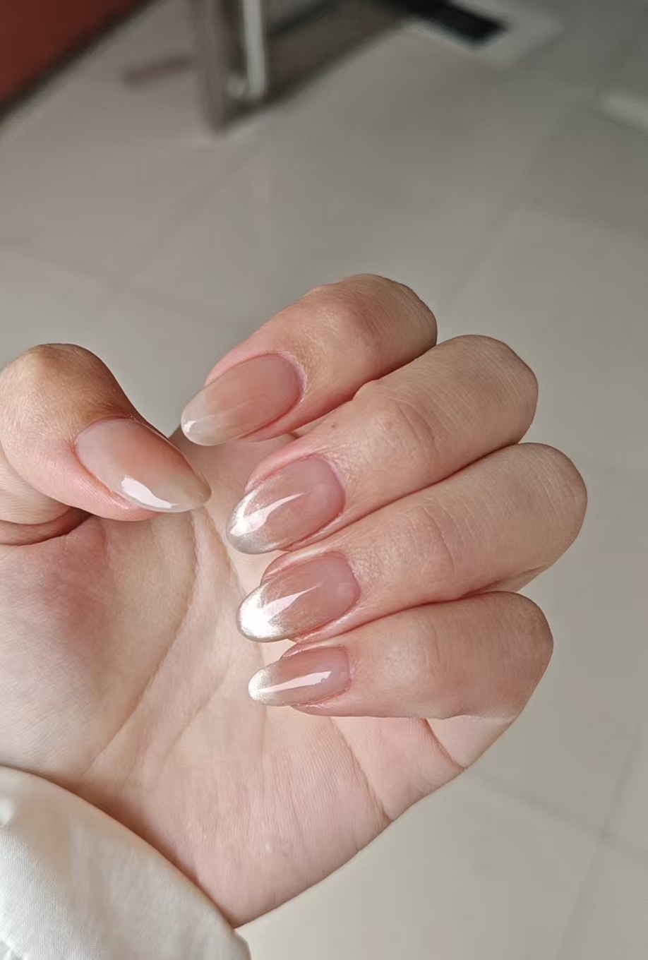 Solid color nail style sample